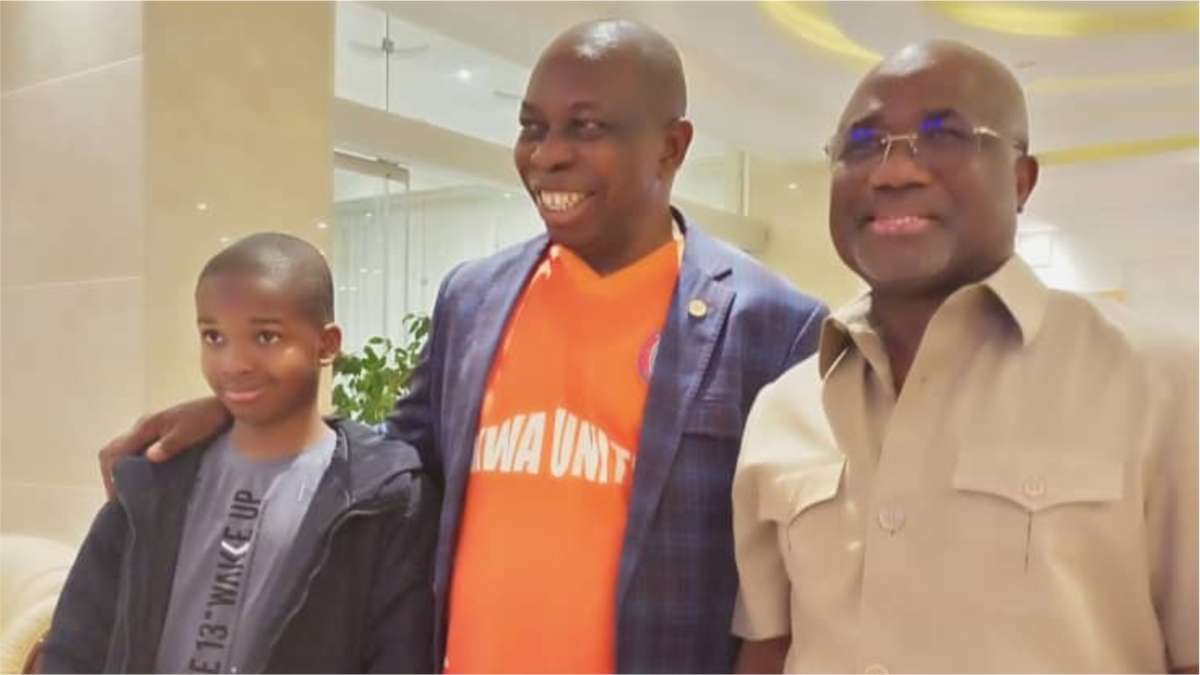 Nigerian Ambassador Abdullahi receives Akwa United delegation in Algiers