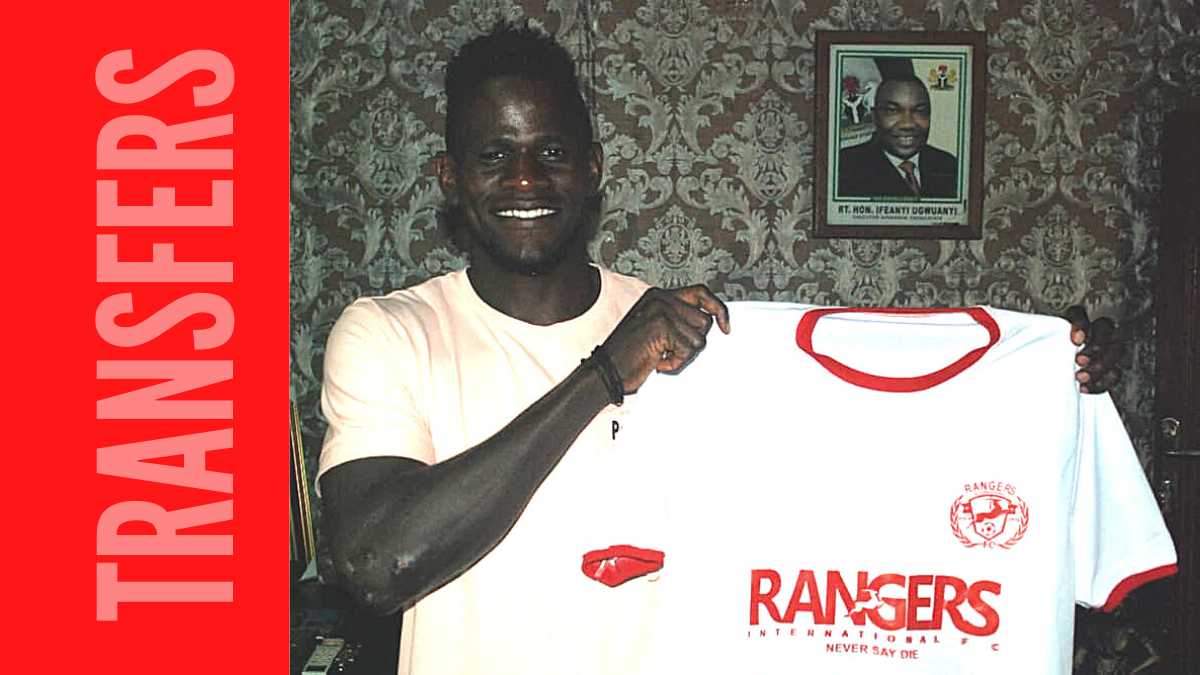 Official: Ikechukwu Iboko joins Rangers from Rising Angels