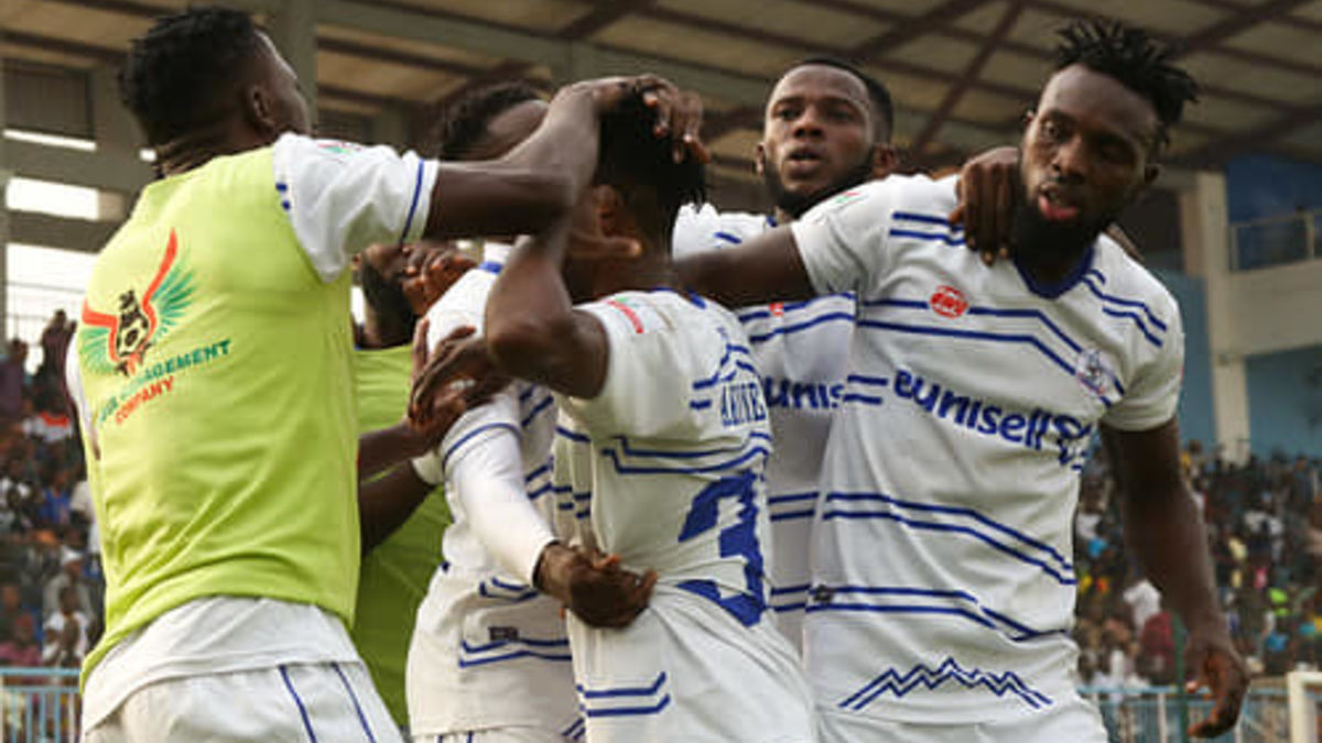 NPFL: Duru stars as Rivers United thrash Wikki Tourists, Niger Tornadoes earn point at Enyimba