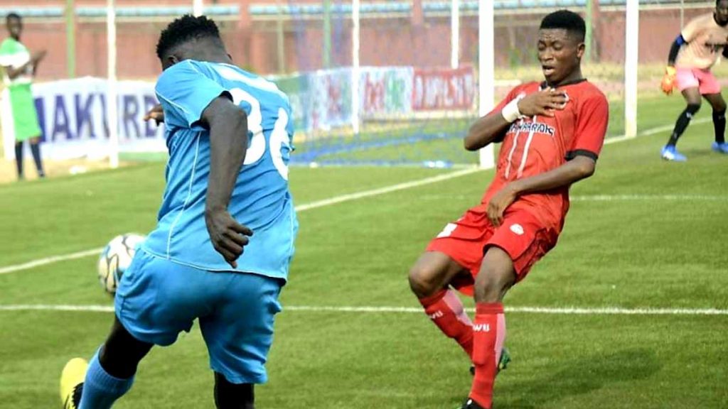 Abia Warriors were held at home by Niger Tornadoes on Saturday in the NPFL (Photo Credit: LMCNPFL)