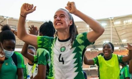 Super Falcons 'oyingbo' defender Plumptre listed for PFA Fans award