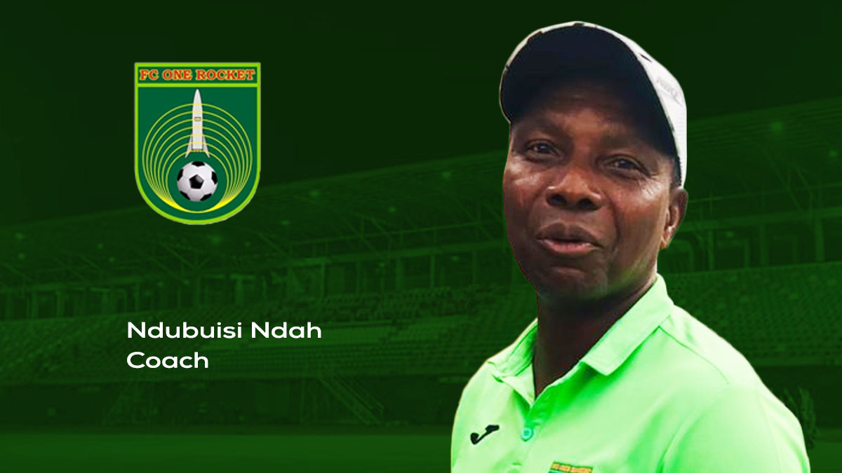 Ndubuisi Ndah excited over FC One Rocket second stint ahead of Warri Wolves tie