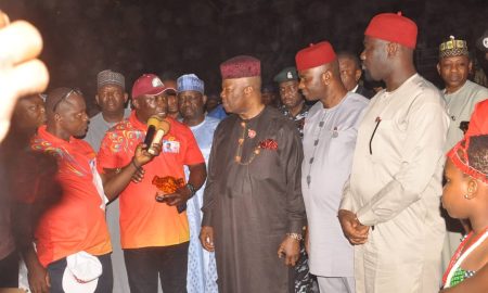 The Akwa Ibom State Football Family celebrated the Senate President of the Federal Republic of Nigeria, Senator Godswill Akpabio as he turns 61 with a colourful novelty cup match on Friday, December 8, 2023.