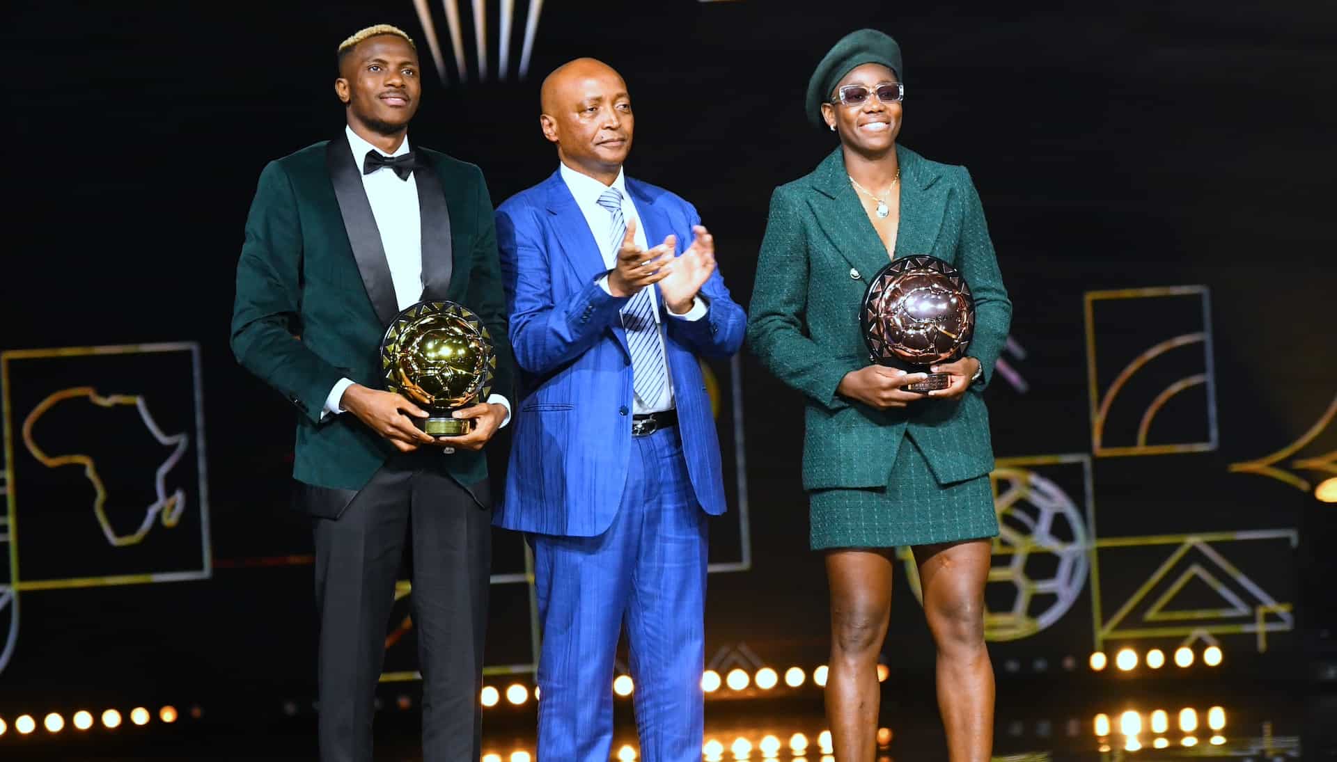 NFF President congratulates Osimhen Oshoala NNadozie Super Falcons on CAF Awards win Mercy Akide too