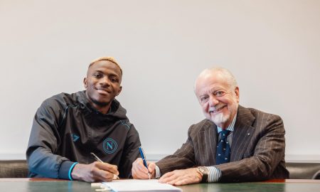 Napoli's Super Eagles striker, Victor James Osimhen, has committed his future to Serie A side Napoli by signing a contract extension.