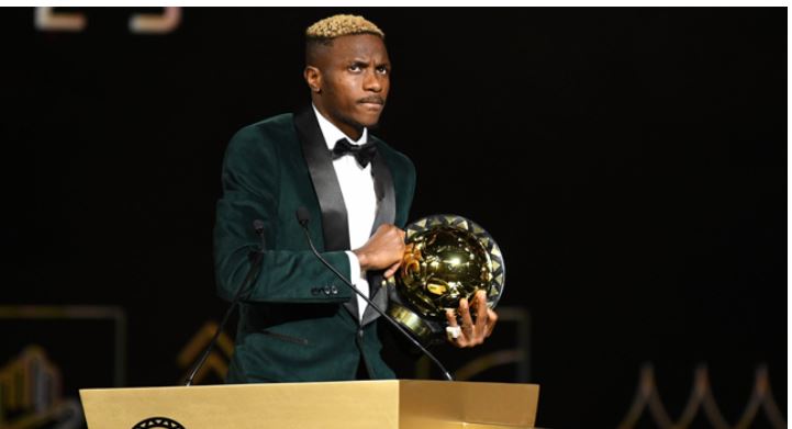 Nigerian striker, Victor Osimhen has hailed his former coach, Emmanuel Amunike after clinching the 2023 CAF Men's Player of the year Award In Morocco on Monday