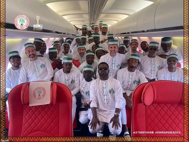 the Super Eagles, Nigeria's national football team, embarked on their journey to the 2023 Africa Cup of Nations (AFCON)