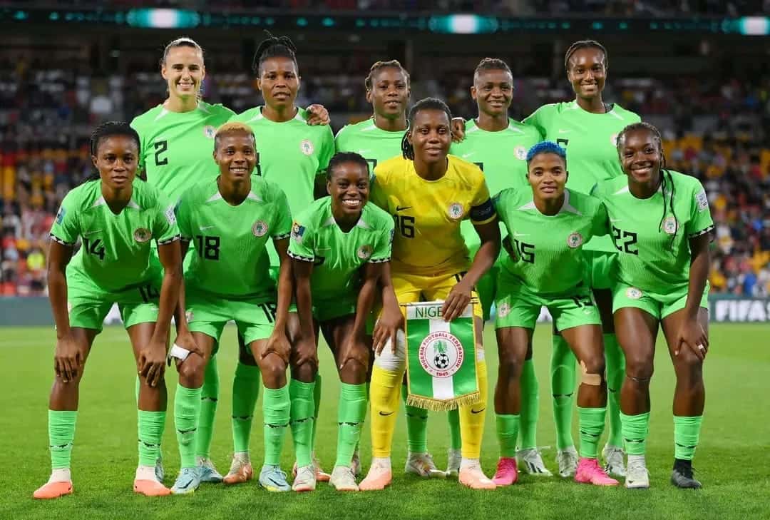 Super Falcons of Nigeria starting XI vs Cameroon