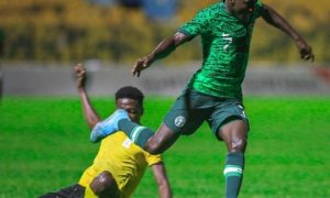 In a crucial match at the ongoing African Games, Sadiq Isyaka's late penalty sealed a 1-0 victory for Nigeria's Flying Eagles over South Sudan