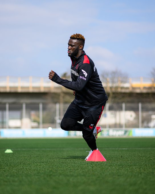 Victor Boniface, has resumed training after spending the last two months on the treatment table due to an injury sustained on international duty in January 2024.