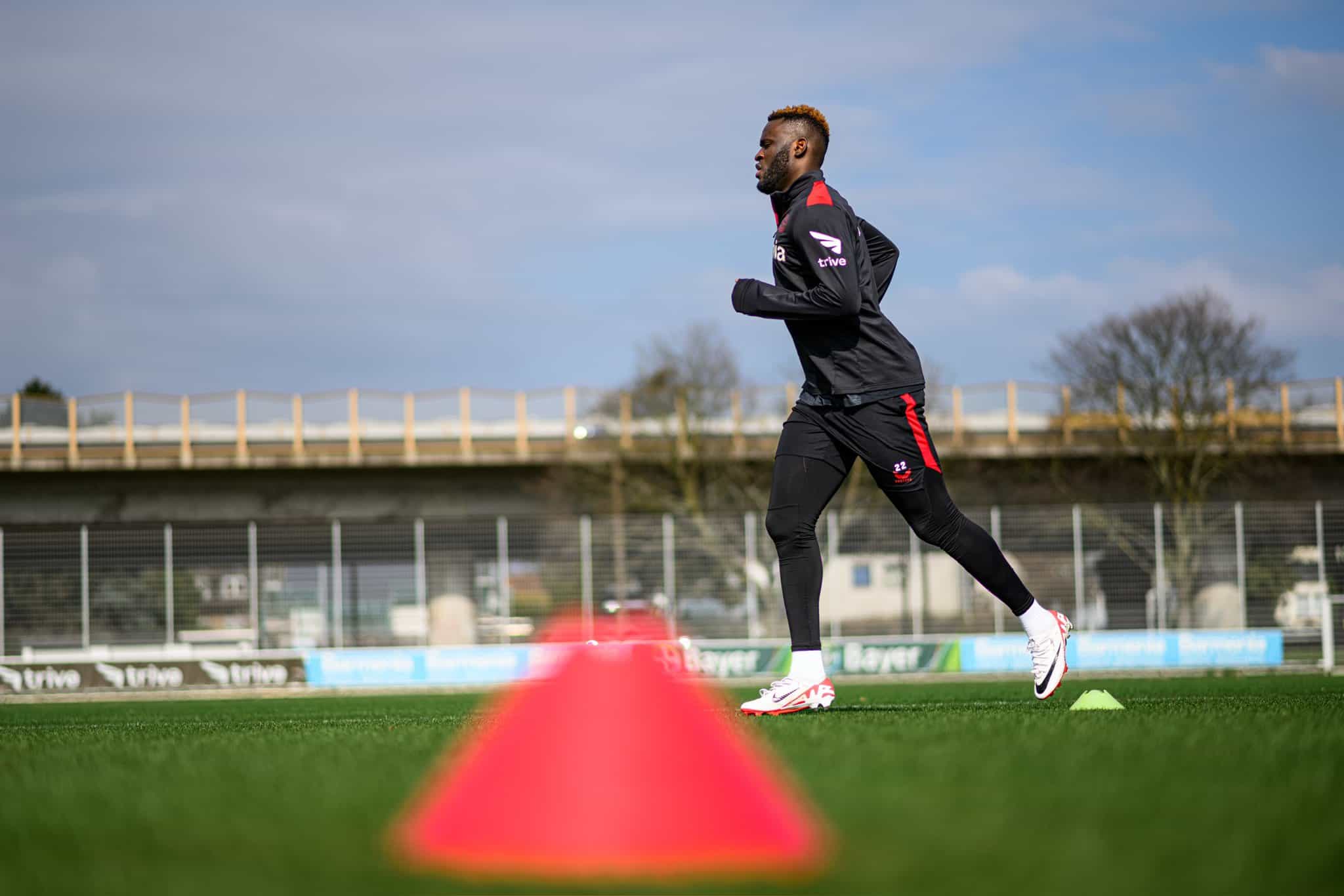 Victor Boniface, has resumed training after spending the last two months on the treatment table due to an injury sustained on international duty in January 2024.