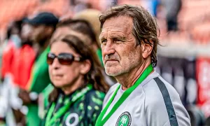 Super Falcons coach Randy Waldrum