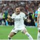 Joselu of Real Madrid celebrates