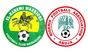 El-kanemi Warriors and NFF logos