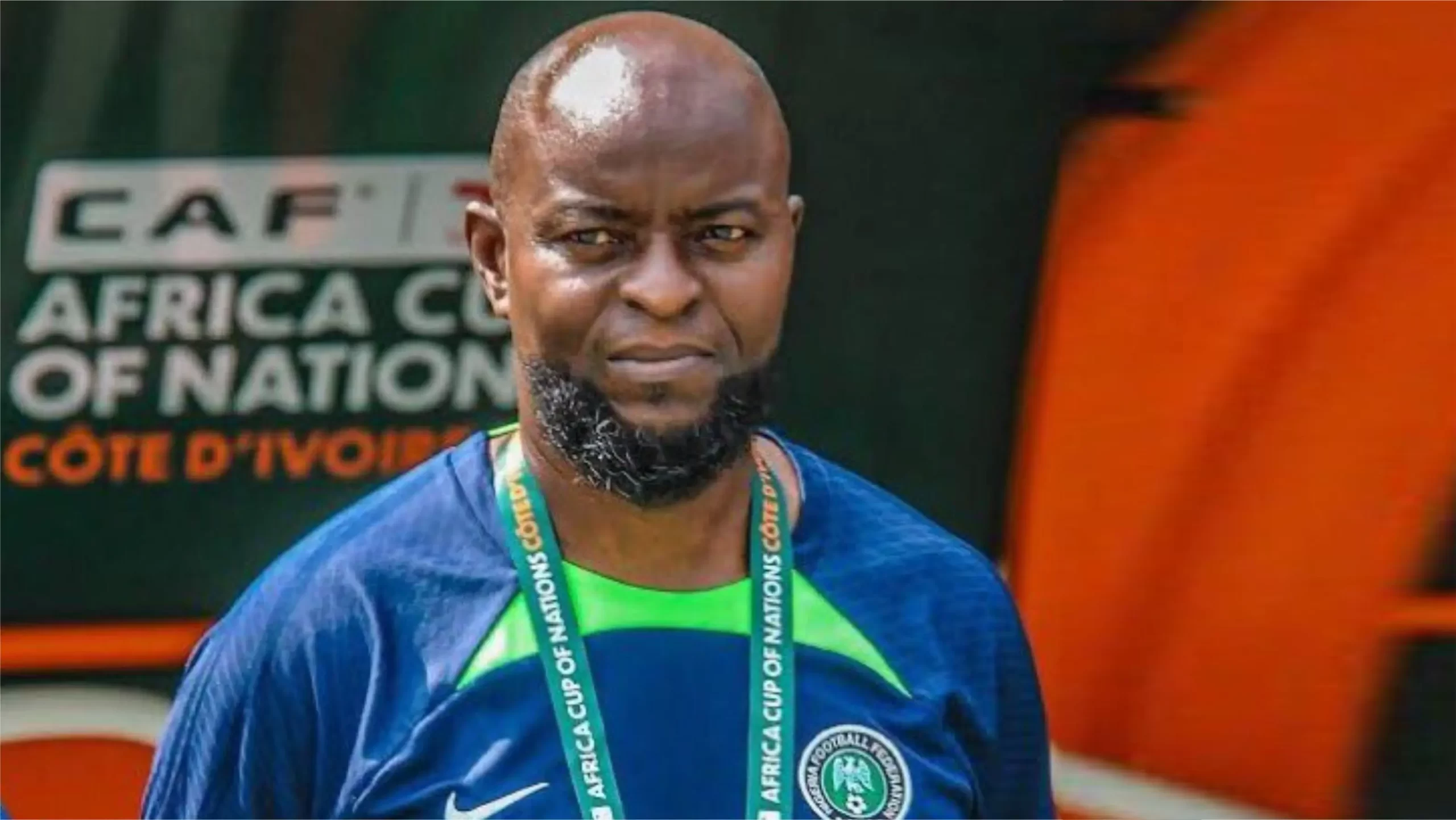 Super Eagles head coach Finidi George