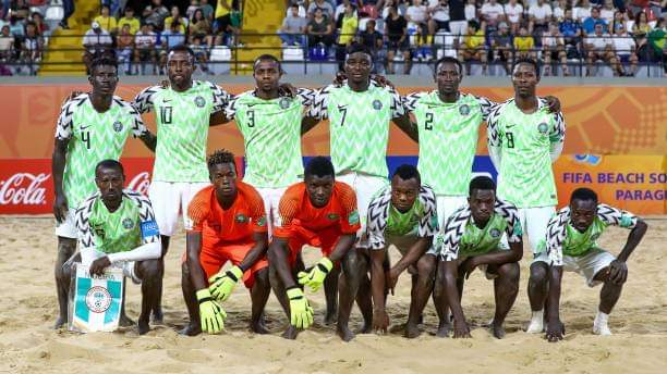 Nigeria beach soccer win