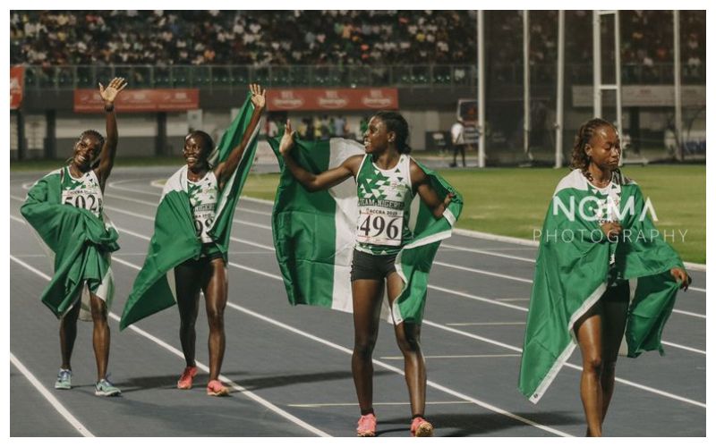 Tobi Amusan and Team Nigeria