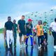 Super Eagles vice-captain and AFCON 2023 MVP William Troost-Ekong attended the opening of the 2024 Africa Academy Stars tournament in Uyo