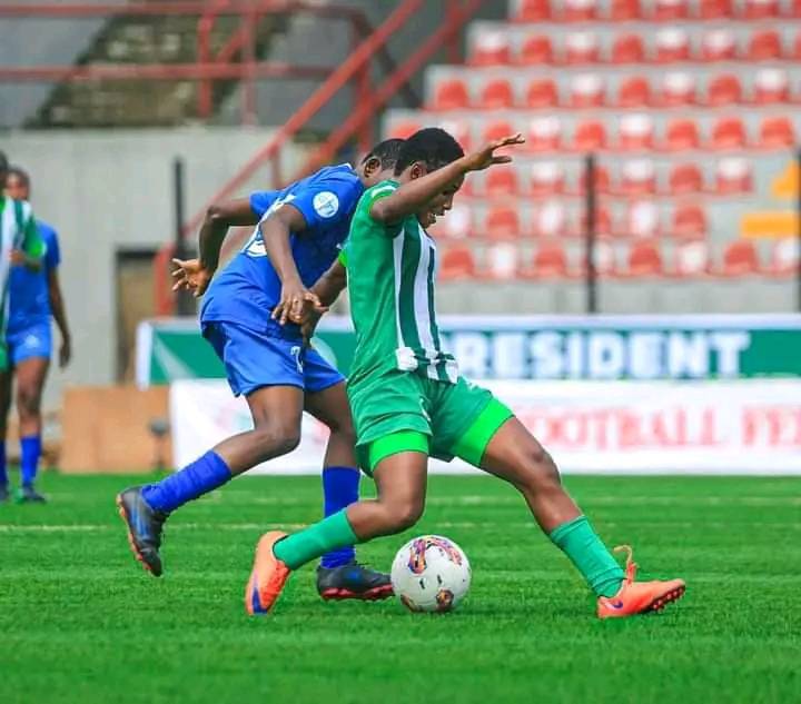 Rivers Angels have secured their ninth Federation Cup title after a tense 1-0 victory over first-time finalists Naija Ratels at the Mobolaji Johnson Arena.