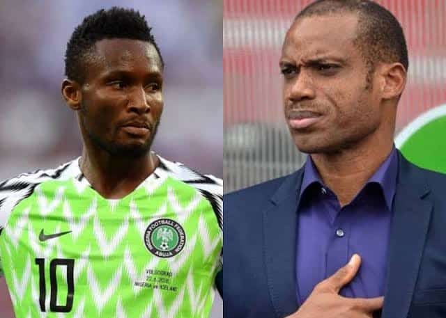 Mijel Obi and Sunday Oliseh