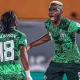 Super Eagles forward Victor Osimhen and Ademola Lookman