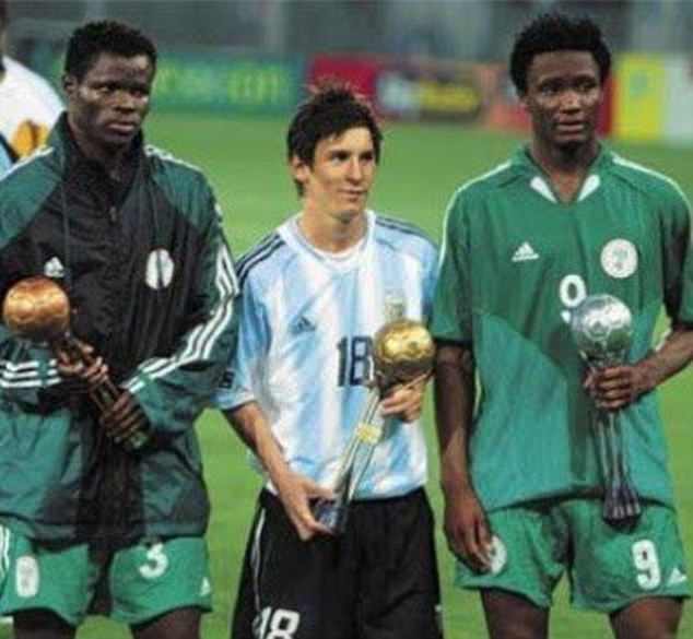 Mikel Obi  has humorously claimed that Lionel Messi "stole" the Golden Ball award from him at the 2005 FIFA U-20 World Cup.