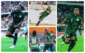 Nigeria go top of group D after 3:0 smashing of Benin Republic