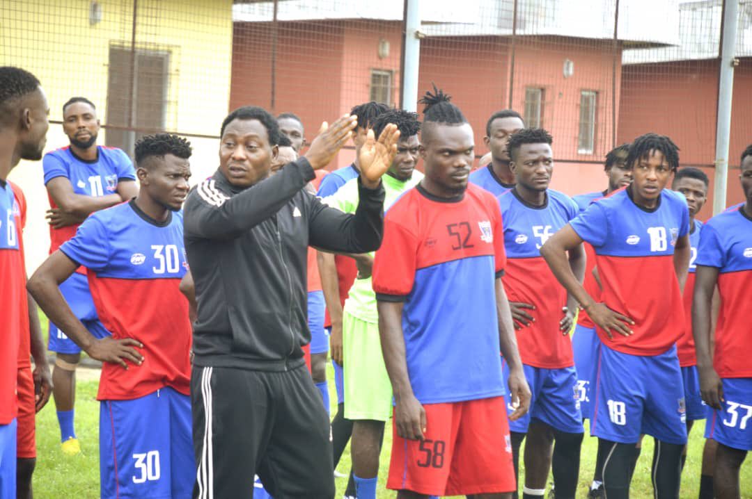 Lobi Stars has dismissed rumors suggesting that head coach Daniel Amokachi has resigned following a disappointing draw against Heartland FC.