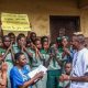 Super Eagles striker Victor Osimhen has returned to Nigeria to bring some holiday joy to the people of Olusosun, Ojota, where he spent his early years.