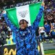 Ademola lookman celebrates scoring for Atalanta