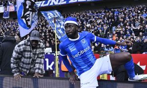 Super Eagles star Victor Osimhen has commended fellow Nigerian striker Tolu Arokodare for his outstanding performances for Belgian club KRC Genk this season.