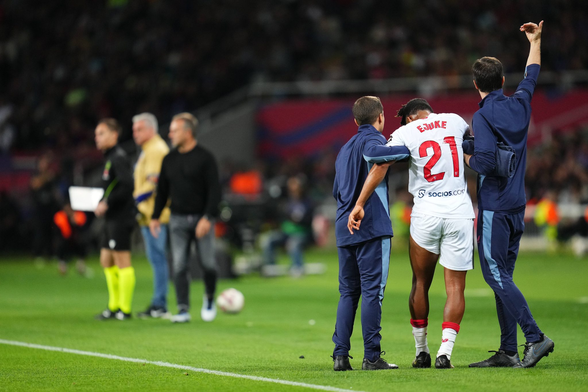 Chidera Ejuke is closing in on a long-awaited return after a hamstring injury sidelined him since Sevilla’s defeat to Barcelona.