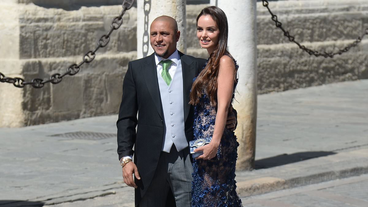 Roberto Carlos, the former Real Madrid legend, is reportedly staying at the club’s training facility in Valdebebas, Madrid, as he navigates his complicated divorce from wife Mariana Luccon.