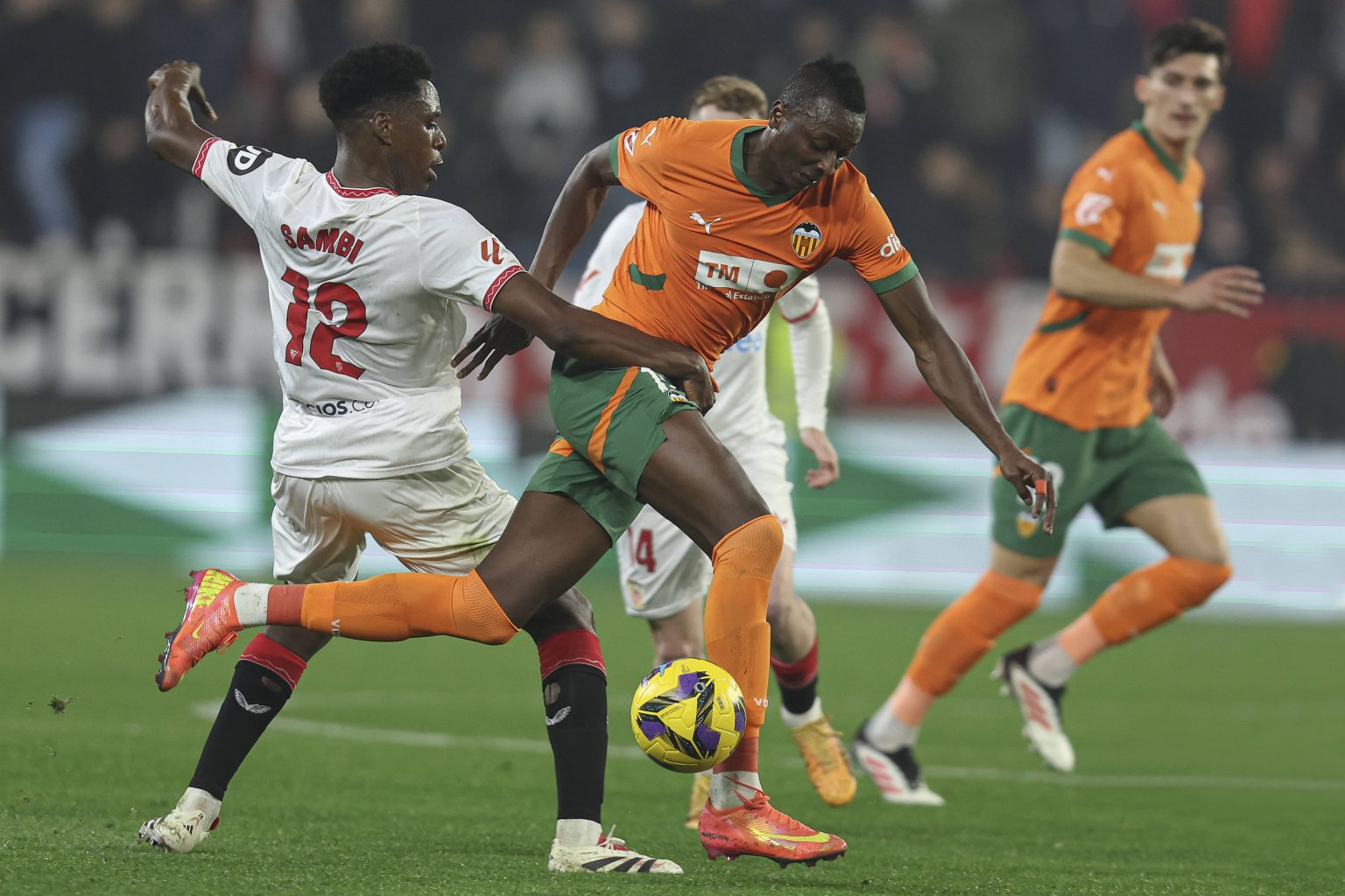 Sadiq Umar marked his first goal for Valencia in a 2-0 victory over Ourense at Estadio de Couto on Tuesday.