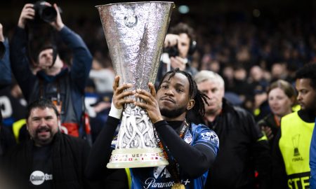 Ademola Lookman’s stunning hat-trick in Atalanta’s Europa League final against Bayer Leverkusen has been named one of the best goals of 2024.