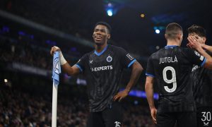 Super Eagles midfielder Raphael Onyedika marked a major milestone by scoring his first-ever UEFA Champions League goal in Club Brugge’s clash against Manchester City.