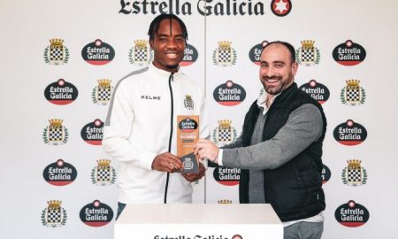 Super Eagles defender Bruno Onyemaechi has been named Boavista’s Player of the Month for December, receiving the prestigious Estrella Galicia award following a fan vote on the club's official platforms.