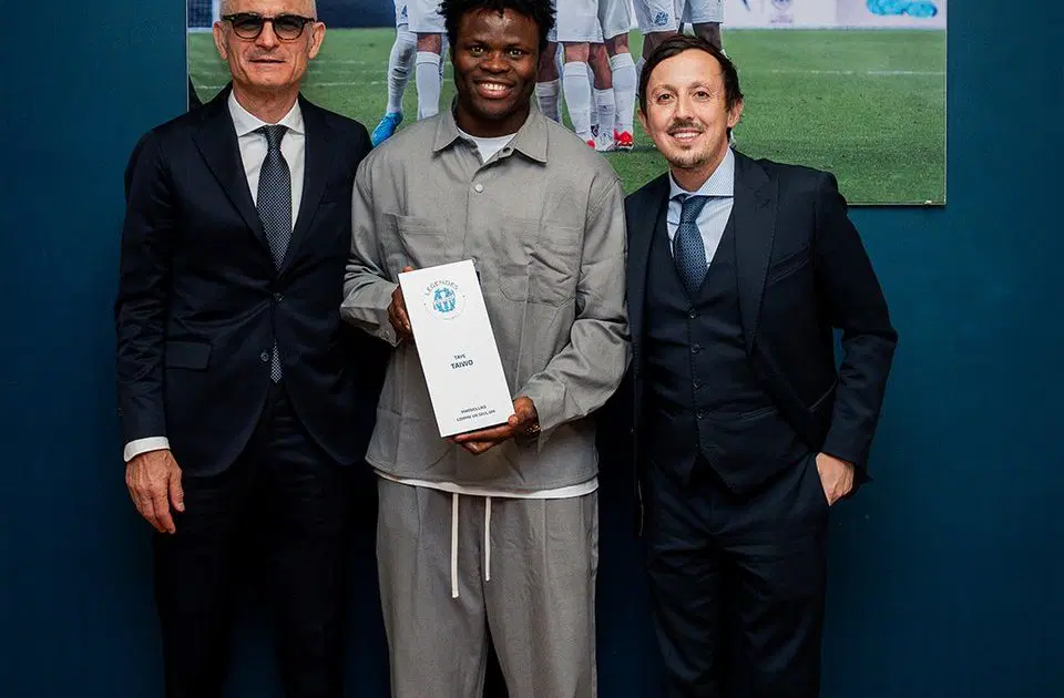 Former Super Eagles defender Taye Taiwo has been inducted into Olympique Marseille’s prestigious Club of Legends.