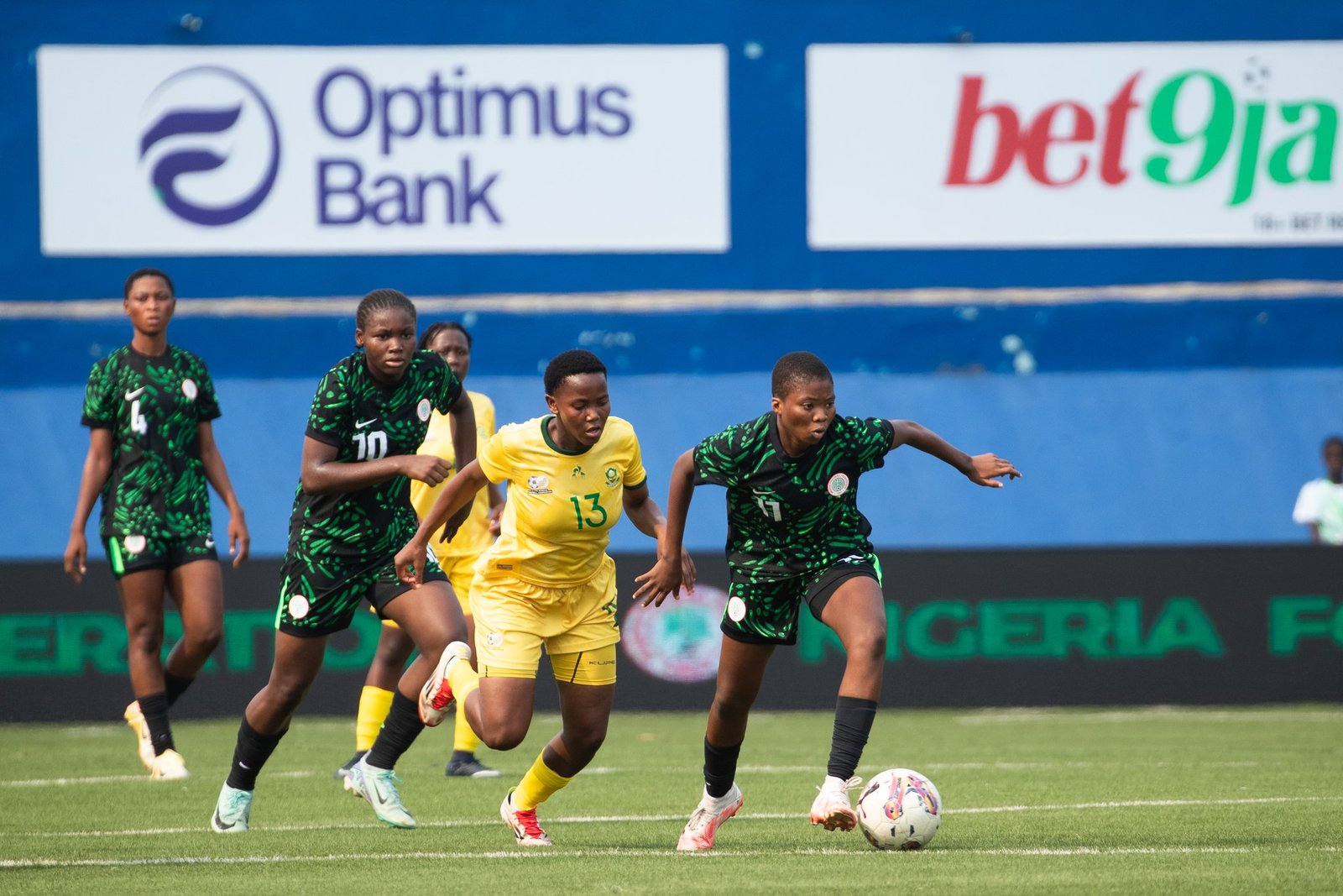 The Flamingos, Nigeria’s U-17 women’s national team, moved a step closer to the U-17 Women’s World Cup after securing a win over South Africa