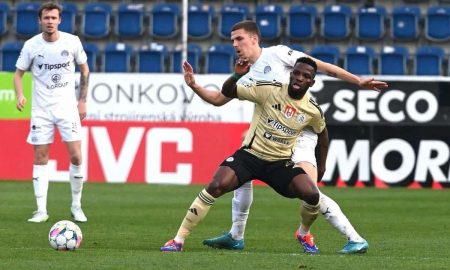 Ubong Ekpai scored his first goal of the season for Ceske, but it wasn’t enough to prevent a loss on Match Day 25 of the Czech Liga.